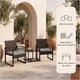 thumbnail image 2 of Juego Terraza Alessia 2 Sillones Ratán Mesa Vidrio Y Cojines Gris, 2 of 8