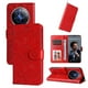 thumbnail image 3 of Funda tipo cartera FOXDOCK para Realme 12 Pro Plus , diseño girasol en relieve, cuero PU, cierre magnético, soporte y tarjetero, 3 of 5
