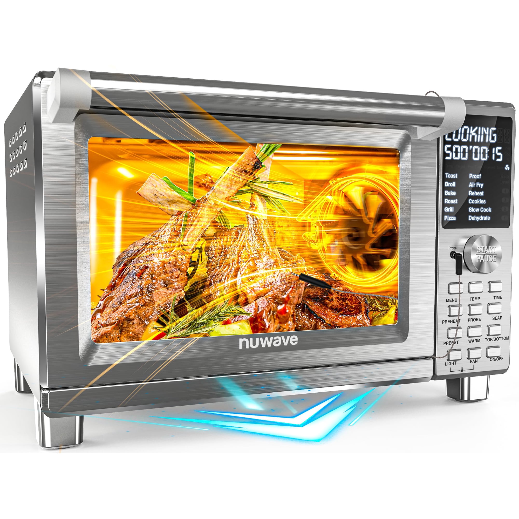 Horno Tostador Air Fryer Nuwave Bravo Xl Pro 30l De Acero Inoxidable