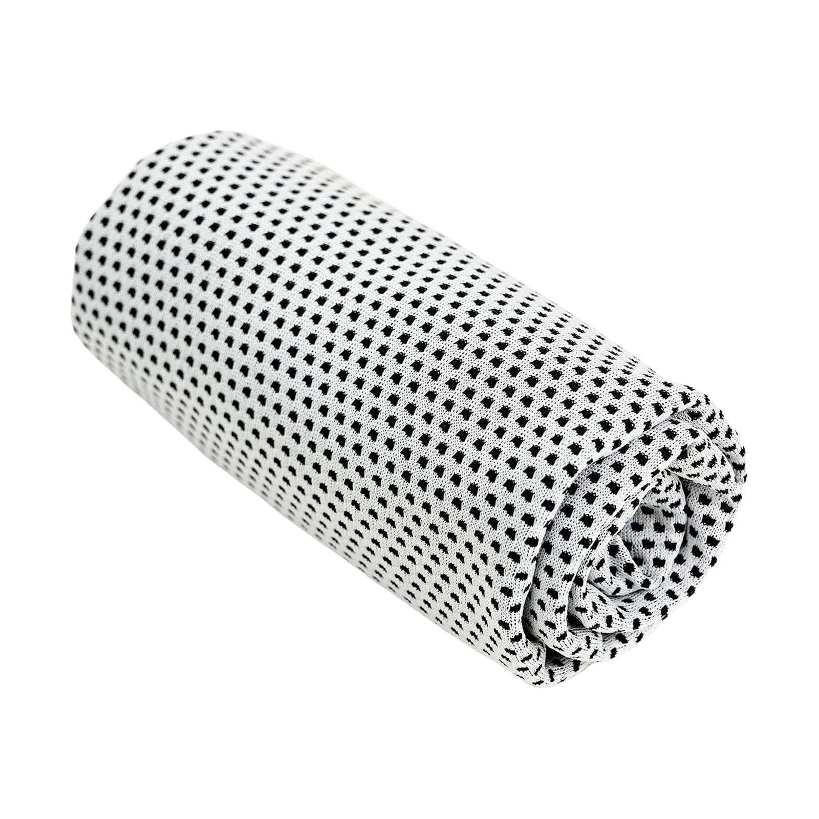 Magideal - Toalla Fresca Toalla De Gimnasio Toallita De Secado Rápido Toalla Fría Transpirable Toalla De Enfriamiento Para Fitness, Natación, Actividades Al Aire Blanco