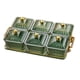 thumbnail image 4 of Platos Para Servir Divididos Bandeja De Condimentos Servidor De Condimentos Para Aperitivos Para El Hogar Verde, 4 of 5