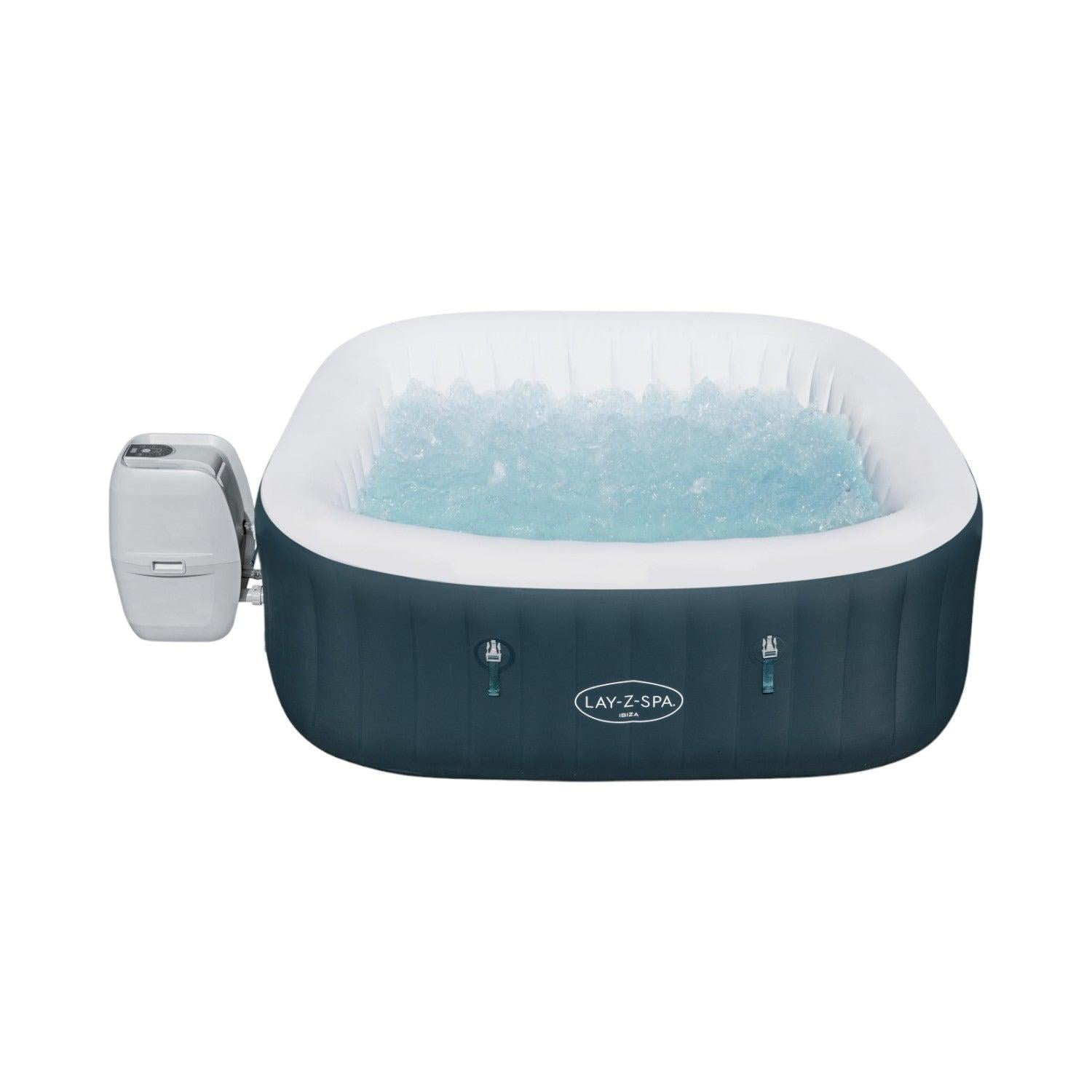 Hot Tub Spa Jacuzzi Inflable Ibiza 6 Personas Bestway Gris Tamaño Único