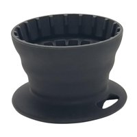 Bothyi - Cono De Filtro De Goteo De Café Plegable De Silicona Para Oficina, Viajes, Senderismo, Gris Oscuro