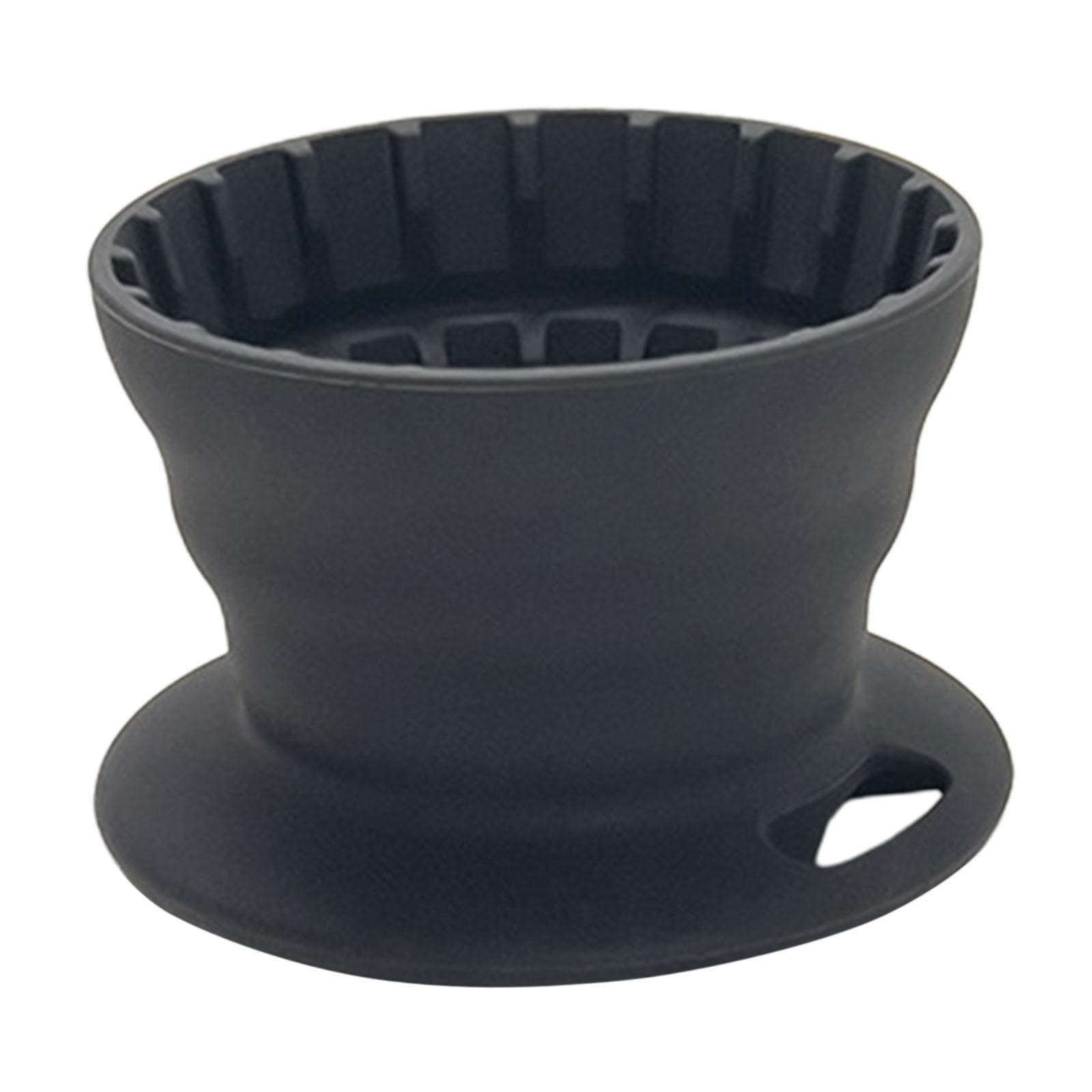 Bothyi - Cono De Filtro De Goteo De Café Plegable De Silicona Para Oficina, Viajes, Senderismo, Gris Oscuro