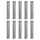 thumbnail image 1 of Uxcell 30 Paquete de Resortes de Compresión, 8mm OD, Tamaño de Alambre 1.2mm, Longitud Libre 50mm, Construcción de Acero para Resortes, Tono Plateado, 1 of 6