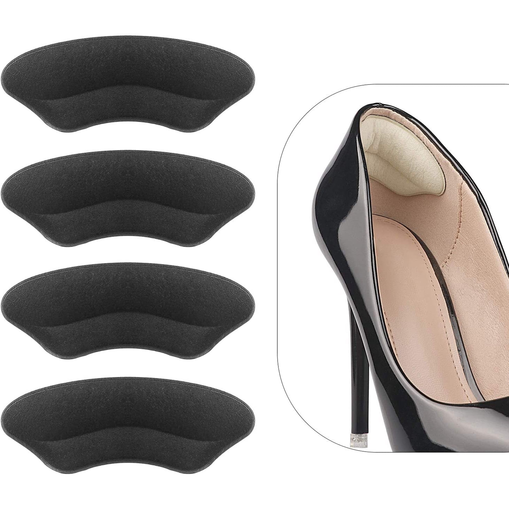 Matie Fix - Agarres En El Talón, Acolchados, Insertos Para Zapatos Holgados, 4 Pares
