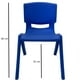 thumbnail image 3 of Silla Polipropileno Apilable 60x36x35 Azul, 3 of 3