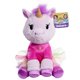 thumbnail image 4 of Unicornio EK World de peluche Just Play, 18 cm, con camisa rosa con forma de estrella y falda arcoíris, 4 of 5