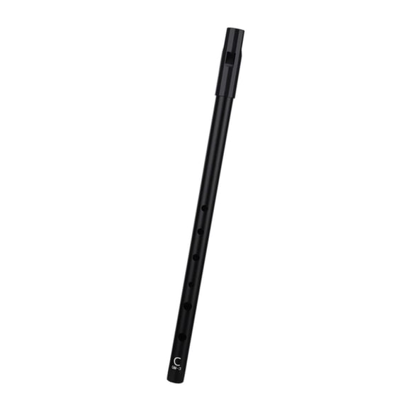 Flauta De Silbato Portátil De 6 Agujeros, Fácil De Limpiar, Para Niños, Principiantes, Amantes De La Música, En Clave C, Color Negro
