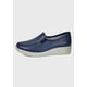 thumbnail image 1 of Mocasín Cuero Aranna Azul, 1 of 5