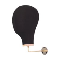 Ioensy - Cabeza De Maniquí Suave Y Duradera Para Principiantes, Centro Comercial, Barbería, Tienda, Accesorios, Negro