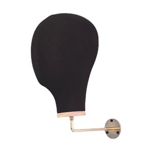 Ioensy - Cabeza De Maniquí Suave Y Duradera Para Principiantes, Centro Comercial, Barbería, Tienda, Accesorios, Negro
