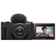 thumbnail image 3 of Cámara De Vlogs Zv 1f Negra Con Tarjeta Sd De 32 Gb Y Bolsa, 3 of 9