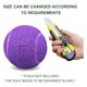 thumbnail image 3 of Pelotas de Tenis Precortadas ANCKNE para Andadores 4 Piezas Moradas, 3 of 6