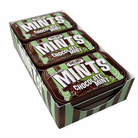 Mentas Chocolate Sugar Free Big Sky 50G X 6 Un