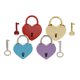 thumbnail image 4 of Candado Con Forma De Corazón Vintage De 4 Piezas Con Llave, Juego De Cerradura Para Manualidades Con Maleta Peque?a, 4 of 5