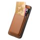 thumbnail image 5 of Funda de Cuero Magnética con Tarjetero para Google Pixel 8 Cubierta Delgada Marrón, 5 of 5