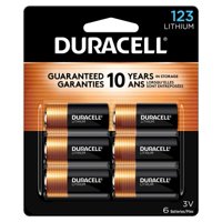 Batería Duracell Cr123A 3V Paquete 6 Unidades