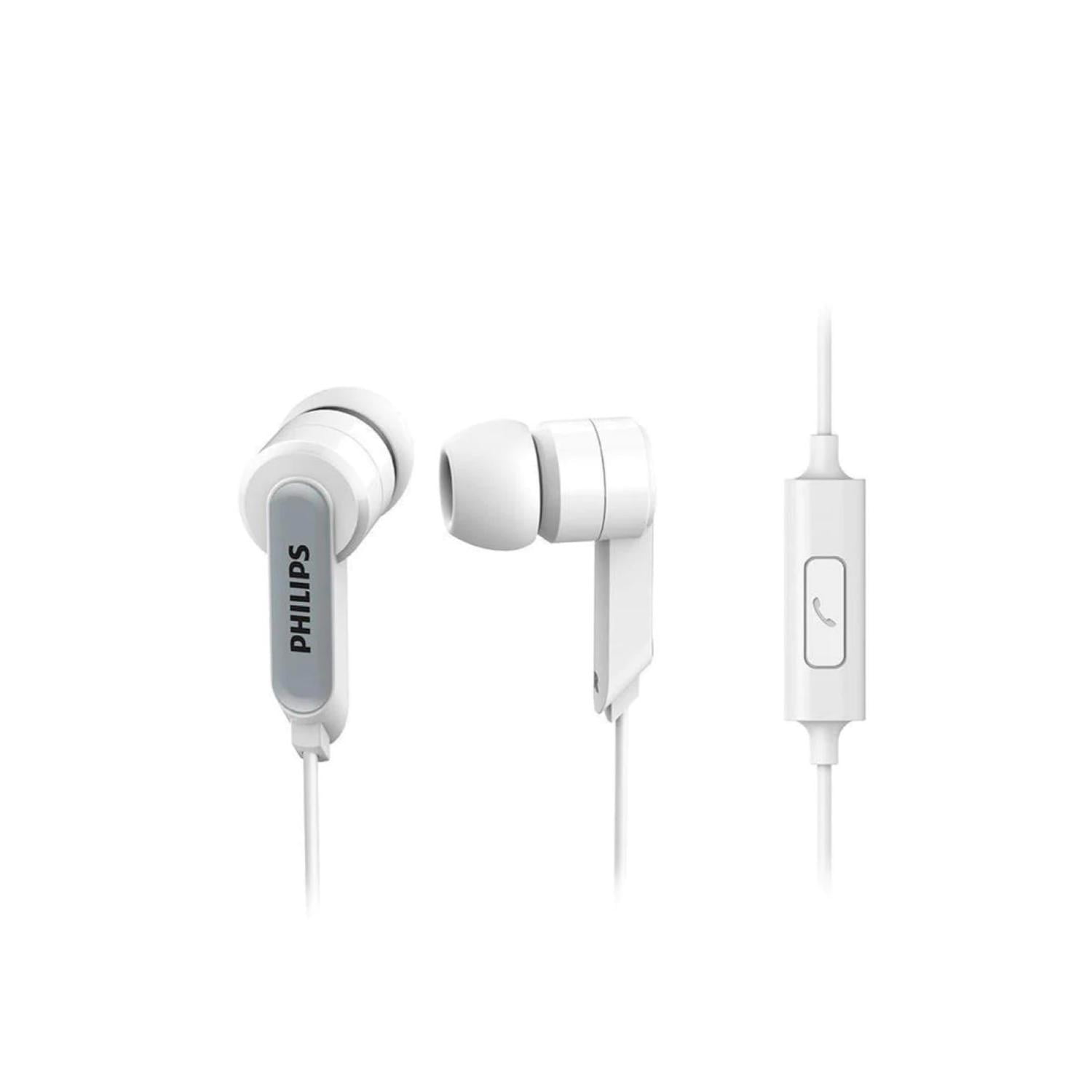 Philips - Audifono Manos Libres Jack 3.5 Blanco She1405w