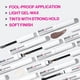thumbnail image 2 of Maquillaje con gel para cejas wet n wild, delineador de ojos impermeable, marrón, 2 of 3