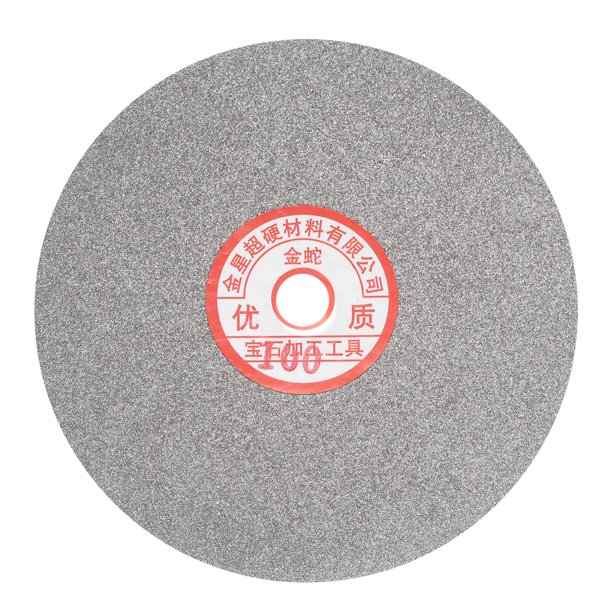 Disco de Esmerilado y Lijado de Diamante Uxcell 6" Grano 100 Agujero de Eje 5/8" Disco Plano de Pulido