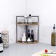 thumbnail image 5 of Organizador de mostrador de baño Dorhors, 2 niveles, madera, marrón, 5 of 7