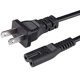thumbnail image 2 of Cable de alimentación SoDo Tek de 1,8 m negro de 2 clavijas, 2 of 2