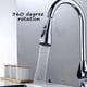 thumbnail image 5 of Grifo de cocina a prueba de salpicaduras, artefacto de cascada de agua, burbujeador giratorio universal, extensión de refuerzo, boquilla de agua, conector universal, 5 of 5