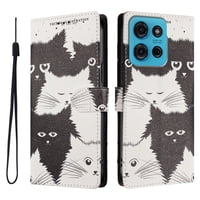 Foxdock Funda Tipo Cartera Para Motorola Moto G75 Con Soporte Y Correa – Diseño De Patrones Lindos