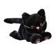 thumbnail image 4 of Mu?eco De Gato De Peluche, Decoración Del Hogar, Gatito Abrazable, Animal De Peluche Para Ni?os De Familia, Negro, 4 of 5