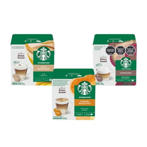Pack 3 Cápsulas De Café Starbucks Lacteadas