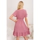 thumbnail image 3 of Vestido Corto Mujer Primavera Verano Manga Corta Casual y Eventos 3384, 3 of 3