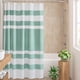 thumbnail image 1 of Cortina de ducha Madison Park Waffle Weave Aqua 180 x 180 cm, 1 of 8