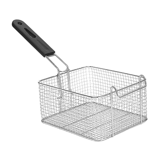 Cesta para freír, cesta para servir, cesta colgante para patatas fritas con asa para patatas fritas, aros de cebolla, restaurante, cocina y cafetería , 19.7 cm x 17 cm x 197 cm x 17 cm x 10 cm