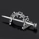 thumbnail image 1 of Viking Celtic Hair Clips - Silver Knotted Hairpin for Ladies & Women, 1 of 5