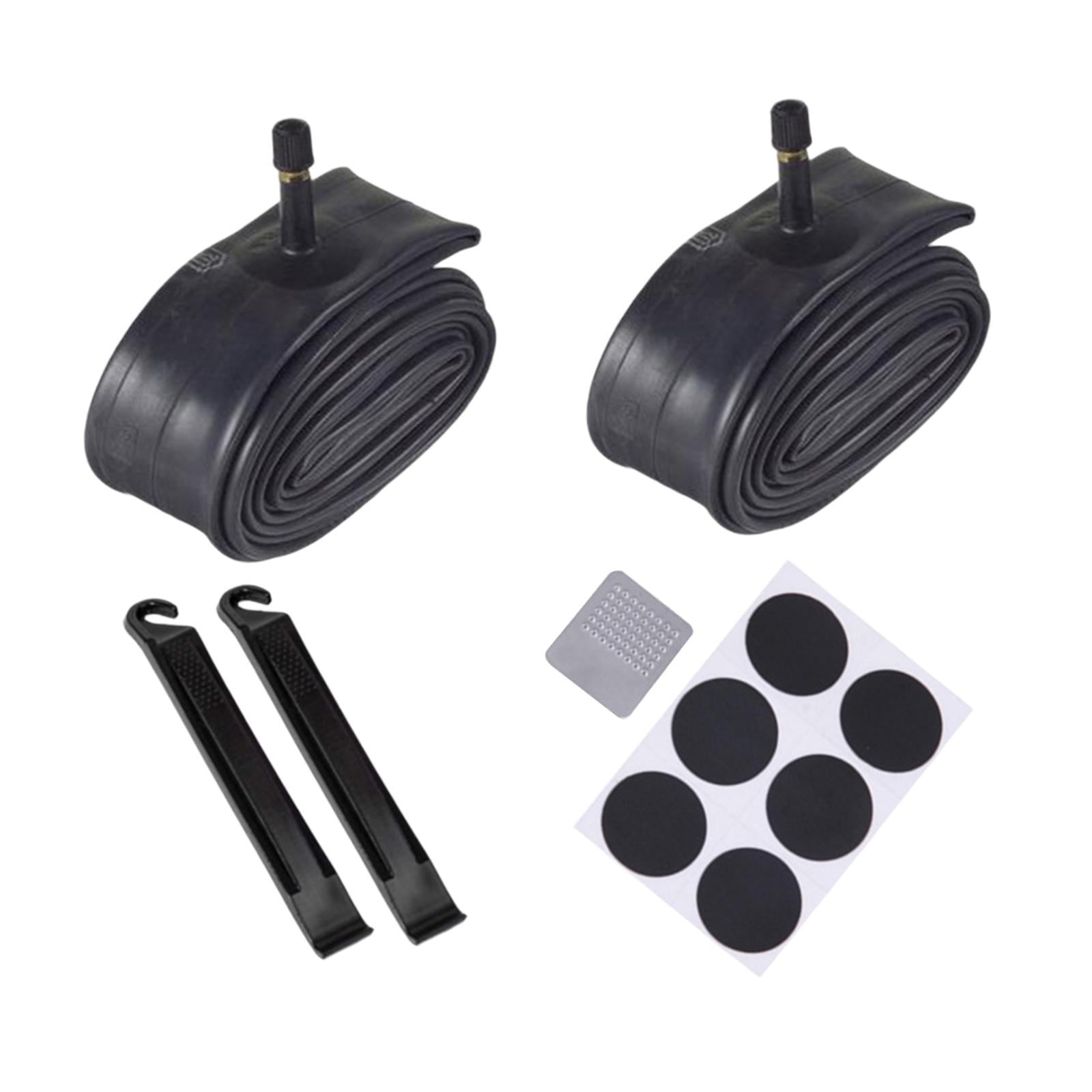 Magideal - Juego De Cámaras De Aire Para Bicicleta, 6 Parches Adhesivos, Fácil Instalación, Repuesto Prémium, Reparación De Neumáticos Interiores De Bicicleta De 16 X 175