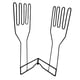 thumbnail image 5 of Soporte Para Guantes De Cocina Soporte Plegable De Metal Estante De Secado De Toallas Para Platos Vertical, 5 of 5