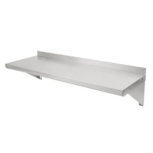 Imahe - Repisa Mural Acero Inox Med. 120 X 30 Cm