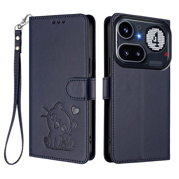 Funda Billetera Magnética para Nothing Phone 4A Pro, Azul