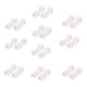 thumbnail image 2 of 20pcs Cable De Alambre Clips De Cable Abrazadera Organizador De Pared Ordenado Soporte Adhesivo Transparente, 2 of 5