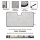 thumbnail image 2 of Lassie Parasol para Parabrisas Delantero Protector Plegable, Visera Solar para Auto Bloquea Rayos UV Mantiene tu Vehículo Fresco 130cm*70cm, 2 of 6