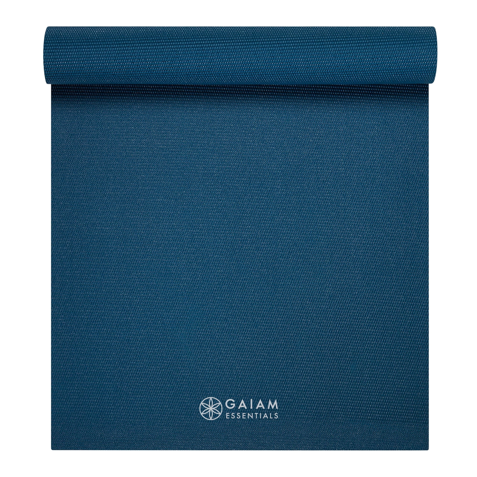 Esterilla De Yoga Gaiam Essentials Premium, Color Azul Marino Con Bandolera