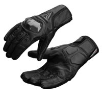Guantes De Cuero Invierno Para Motociclismo Motowolf 0305B