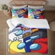 thumbnail image 5 of Among Us Bedding Comforter SetsQueen Quilt Bedding Set3 Pieces Set Bedding Twin SizeColorful Soft Lightweight Print All Season 177*218CM, 5 of 5