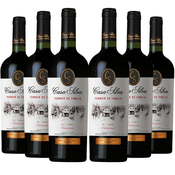 6 Vinos Terroir De F. Reserva Carmenere, 750 Ml, 14%