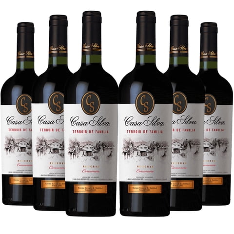 Casa Silva - 6 Vinos Terroir De F. Reserva Carmenere, 750 Ml, 14%