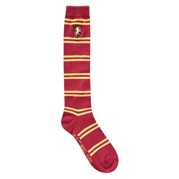 Calcetines hasta la rodilla Harry Potter Gryffindor a rayas para mujer