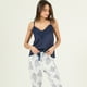 thumbnail image 1 of Pijama de Mujer Adela Pantalon Largo Azul, 1 of 4