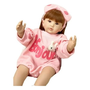 Dym - Muñeca Bebé Reborn Algodón Y Silicona 55 Cm