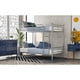 thumbnail image 2 of Twin Over Twin Metal Bunk Bed (Silver) ( old sku MF189201NAA ), 2 of 3